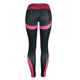 Fitness Sport leggings Women Mesh Print High Waist Legins